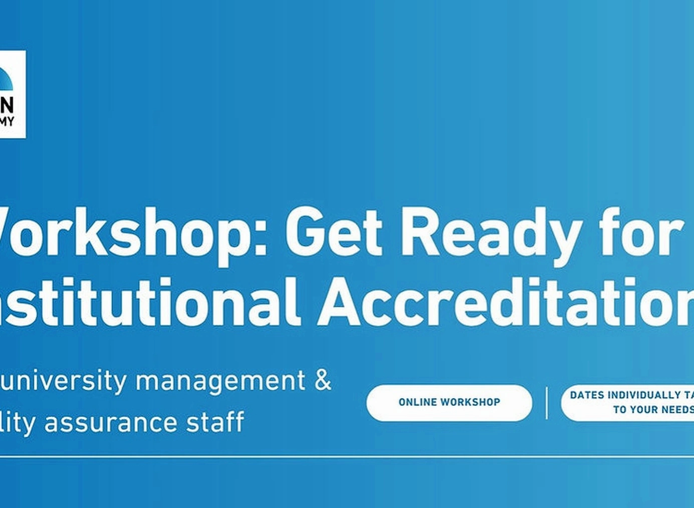 Quality assurance workshop training
